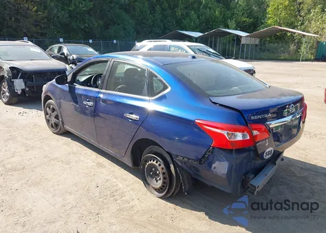 2017 Nissan Sentra Sv from USA, damaged, VIN 3N1AB7AP5HY369587